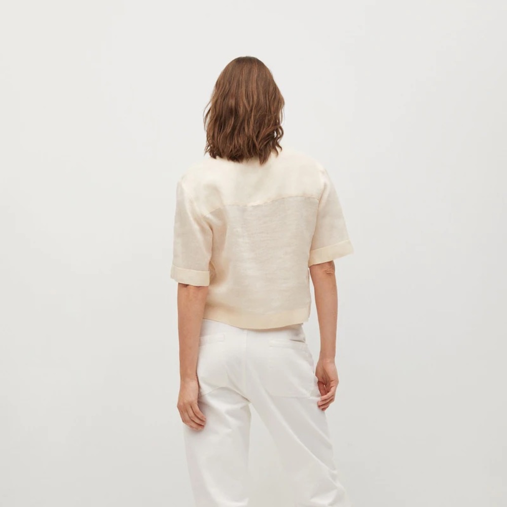 Mango Linen Jeni Shirt - Picture 2 of 7